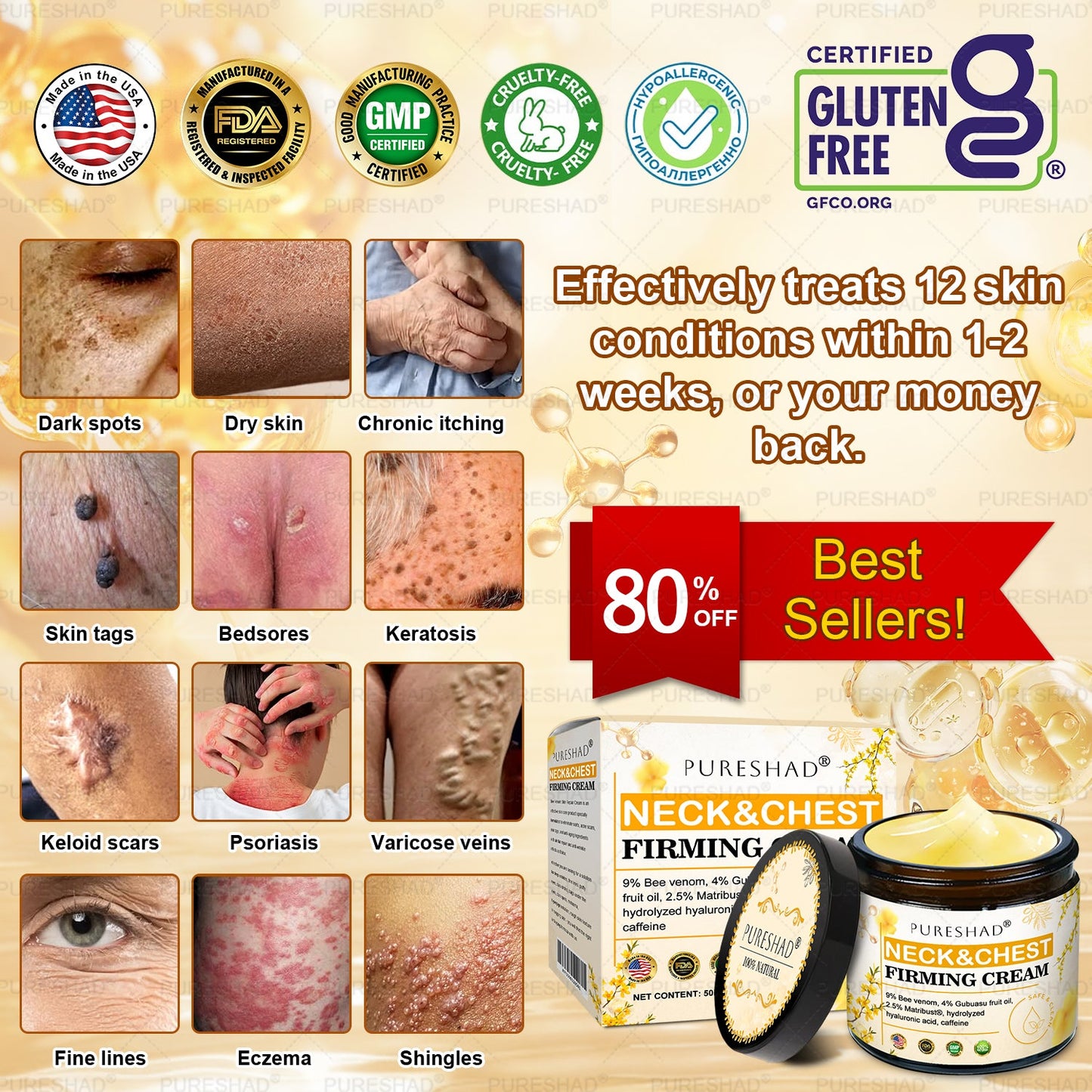 𝐌𝐚𝐝𝐞 𝐚𝐧𝐝 𝐒𝐡𝐢𝐩𝐩𝐞𝐝 𝐟𝐫𝐨𝐦 𝐔𝐒𝐀 ✨𝗣𝘂𝗿𝗲𝐒𝐡𝐚𝐝𝐞® 𝐍𝐞𝐜𝐤 & 𝐂𝐡𝐞𝐬𝐭 𝐅𝐢𝐫𝐦𝐢𝐧𝐠 𝐀𝐠𝐞 𝐑𝐞𝐧𝐞𝐰 𝐂𝐫𝐞𝐚𝐦