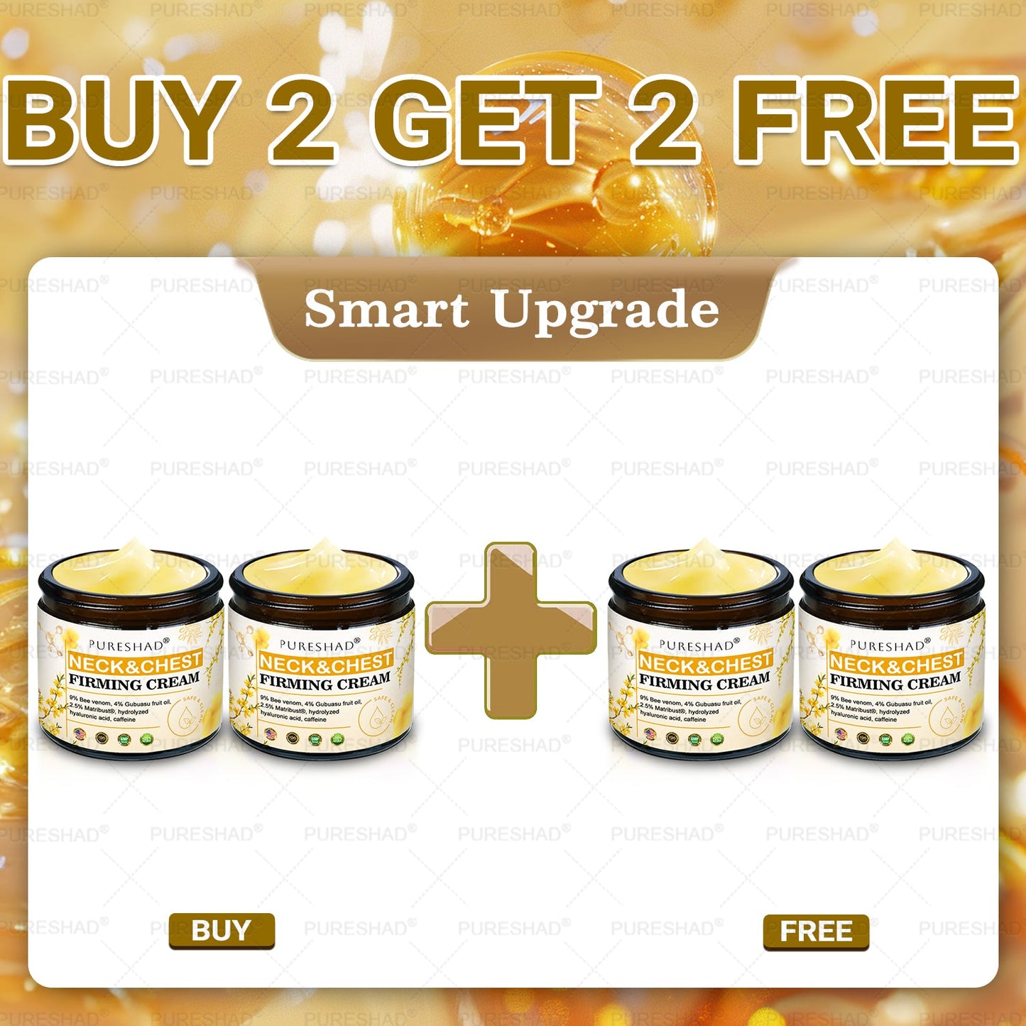 𝐌𝐚𝐝𝐞 𝐚𝐧𝐝 𝐒𝐡𝐢𝐩𝐩𝐞𝐝 𝐟𝐫𝐨𝐦 𝐔𝐒𝐀 ✨𝗣𝘂𝗿𝗲𝐒𝐡𝐚𝐝𝐞® 𝐍𝐞𝐜𝐤 & 𝐂𝐡𝐞𝐬𝐭 𝐅𝐢𝐫𝐦𝐢𝐧𝐠 𝐀𝐠𝐞 𝐑𝐞𝐧𝐞𝐰 𝐂𝐫𝐞𝐚𝐦