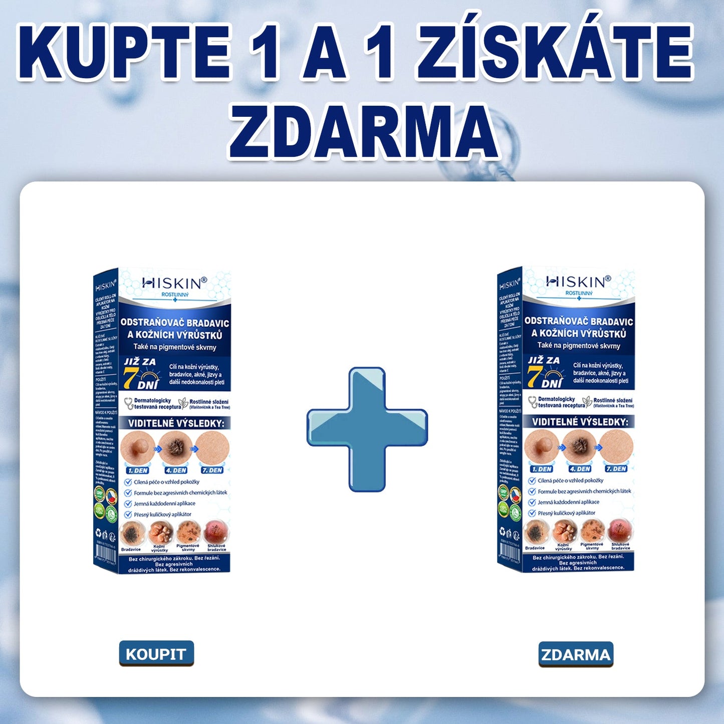 🎁 Počkejte! Přidejte si ještě jeden Hiskin® rollerball se slevou 50 %