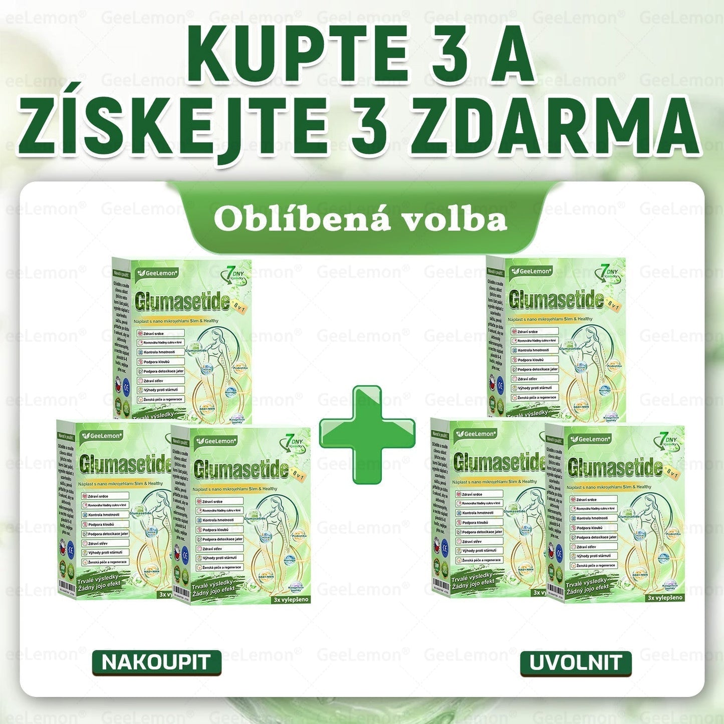 Oficiální český obchod | 👩‍⚕️ 𝐆𝐞𝐞𝐋𝐞𝐦𝐨𝐧® 8v1 Nanomikrojehlicové náplasti na formování těla 🇨🇿 Pouze 1 použití denně ✅ Výsledky viditelné již za 7 dní – vhodné pro obezitu, kardiovaskulární zdraví, cukrovku a problémy s klouby.