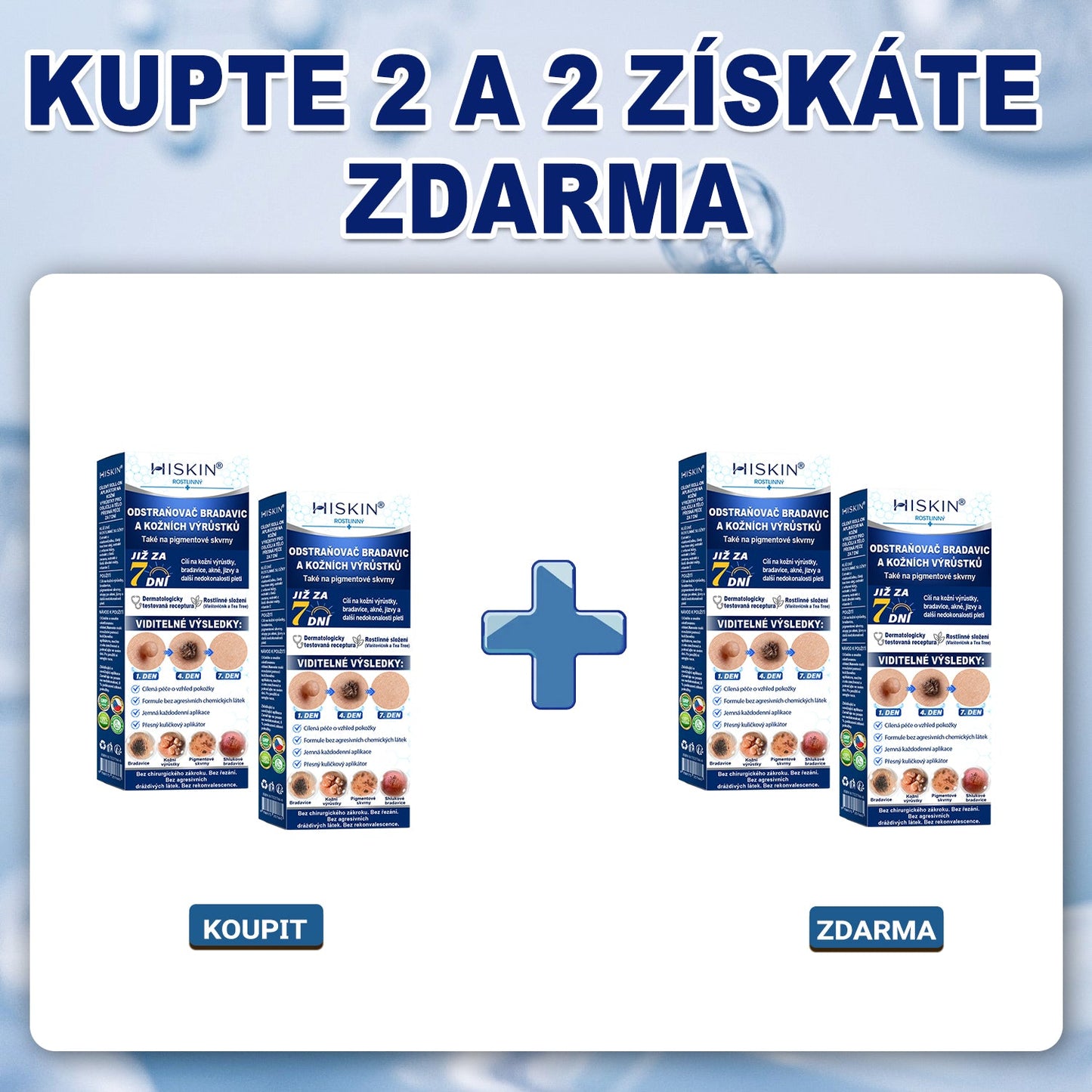 🎁 Počkejte! Přidejte si ještě jeden Hiskin® rollerball se slevou 50 %