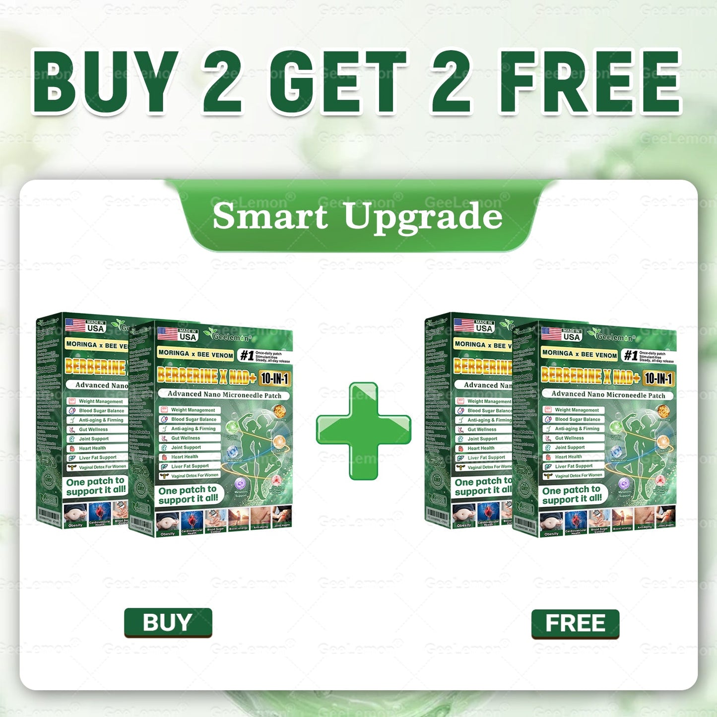 𝐎𝐟𝐟𝐢𝐜𝐢𝐚𝐥 𝐔𝐒 𝐒𝐭𝐨𝐫𝐞 🇺🇸  | 🧑‍⚕️𝐆𝐞𝐞𝐋𝐞𝐦𝐨𝐧® Moringa · Berberine × NAD+ 𝟏𝟎-𝐢𝐧-𝟏 𝐀𝐝𝐯𝐚𝐧𝐜𝐞𝐝 𝐍𝐚𝐧𝐨 𝐌𝐢𝐜𝐫𝐨𝐧𝐞𝐞𝐝𝐥𝐞 𝐏𝐚𝐭𝐜𝐡 — 𝐎𝐧𝐜𝐞 𝐃𝐚𝐢𝐥𝐲, 𝐕𝐢𝐬𝐢𝐛𝐥𝐞 𝐑𝐞𝐬𝐮𝐥𝐭𝐬 𝐢𝐧 𝟕 𝐃𝐚𝐲𝐬